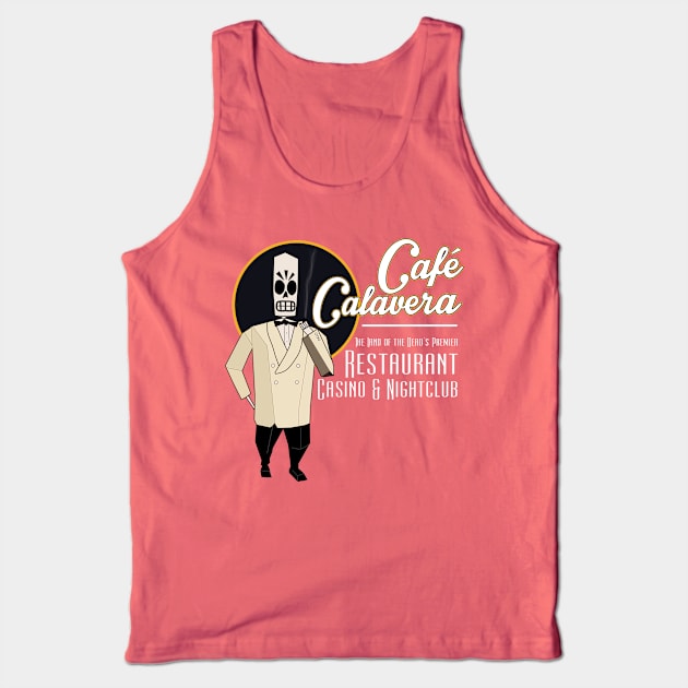 Cafe Calavera Tank Top by mattographer